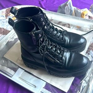 Guess Black Combats Boots